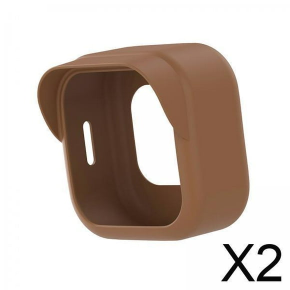 Runquan 2xOutdoor Security Camera Cover Dustproof Cover for Blink Outdoor 4 Brown