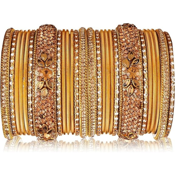 Indian Ethnic Partywear Handmade Bangles – Elegant Traditional Jewelry for Women, Perfect for Weddings, Festivals & Everyday Wear