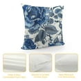thumbnail image 4 of Nawypu Blue and White Porcelain Floral Throw Pillow Covers, Vintage Chinoiserie Blue Floral Decorative Couch Pillowcases Cushion Covers for Living Room Bedroom Sofa Outdoor,, 4 of 5