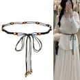 thumbnail image 6 of Summer Festival Waist Chain Bohemian Braided Nylon Belt Women Layering Accessory, 6 of 11