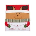 thumbnail image 1 of Cateissary Funda para silla de comedor de Navidad, sobre, Navidad, Papá Noel, muebles a prueba de polvo, funda de forro polar antimacassar para Kits de decoración para fiestas Alce, 1 of 6