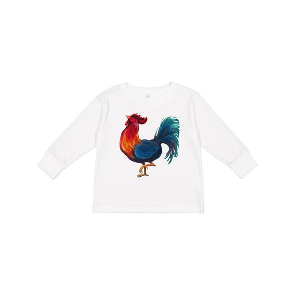 Inktastic Year of the Rooster Boys or Girls Long Sleeve Toddler T-Shirt
