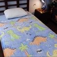 thumbnail image 5 of Glow in The Dark Throw Blanket 51 x 60 Inches, Luminous Blanket Super Soft Plush Flannel Fleece Blanket Gift for Girls Boys, Warm Cozy Glowing Blanket for Kids Bed Sofa Couch, 5 of 12
