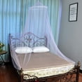 thumbnail image 5 of Mosquito Net White Hanging Bed Canopy 360° Protection Easy Installation Universal Bed Net Mesh for Travelling Camping Bedroom, 5 of 5