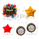 thumbnail image 3 of Globos Happy Life  Globos metalicos feliz cumpleaños Happy Birthday, 3 of 4