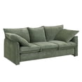 thumbnail image 7 of Williamspace Mid Century Modern Couch for Living Room, 3 Seater Sofa with 3 Thick Cushions and 2 Pillows, Apartment, Lounge, Bedroom, Green, 7 of 7
