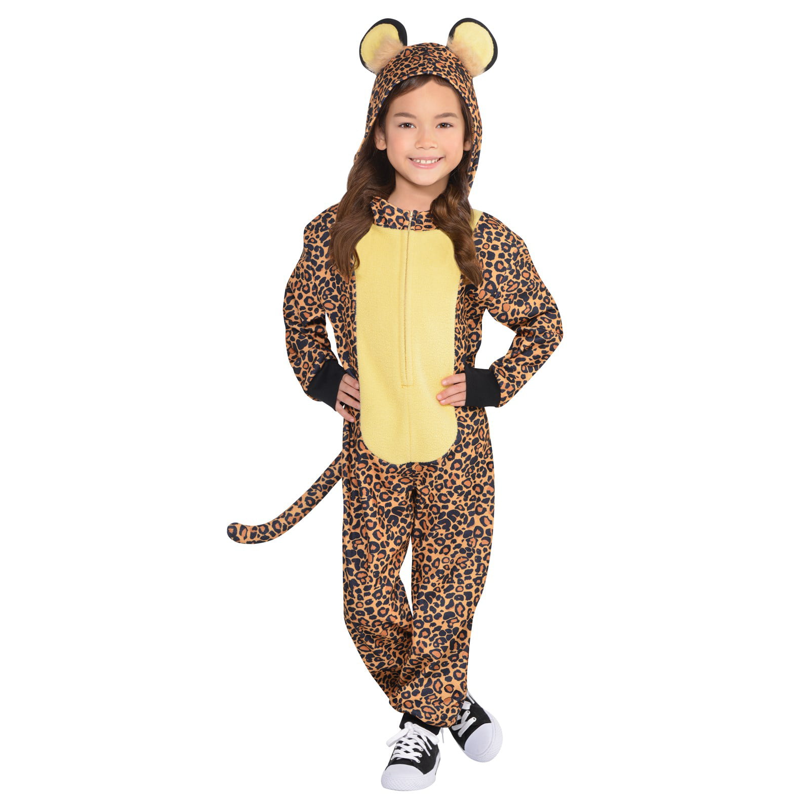 Medium 8-10 Rubies Costume Co Leopard Hoodie Child Costume