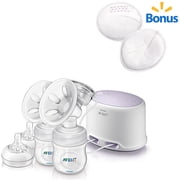Philips AVENT Double Electric Breast Pump with Day Breast Pad 60-Pack