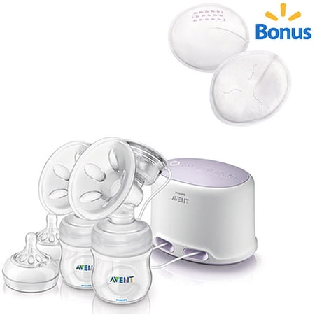 Philips AVENT Double Electric Breast Pump with Day Breast Pad 60-Pack