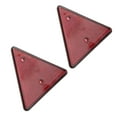 thumbnail image 1 of Reflector rojo, 2 piezas, reflector rojo para camión, suministros para automóviles, reflector de marcador triangular, rendimiento de alta gama, 1 of 9