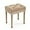 Wheat and Wood, variant on Upholstered Fabric Vanity Bench Seat, Makeup Stools for Vanity, Square Tufted Ottoman Bench with Carved Wood Color Legs for Bedroom Living Room, Wheat Color