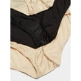thumbnail image 4 of Women's Bali DFDBB3 Double Support Brief Panty - 3 Pack (black/soft taupe 6), 4 of 5