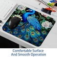 thumbnail image 6 of Peacock 8.3x9.8 Inch Square Desk Mat with Non-Slip Rubber Bottom for Office and Gaming – Printed Mouse Mat, Desk Mat, Gaming Mouse Pad, 6 of 6