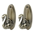 thumbnail image 7 of Uxcell 2pcs Zinc Alloy Window Curtain Tieback Holders Hook Drapery Screens Holdbacks Hooks, Bronze Tone, 7 of 7