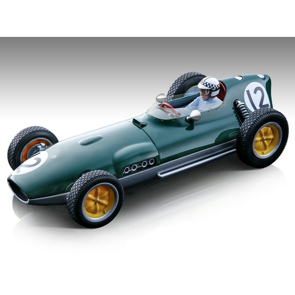 Lotus 16 #12 Innes Ireland "F1 Dutch GP" (1959) with Driver Figure Limited Edition to 70 pieces 1/18 Model Car by Tecnomodel