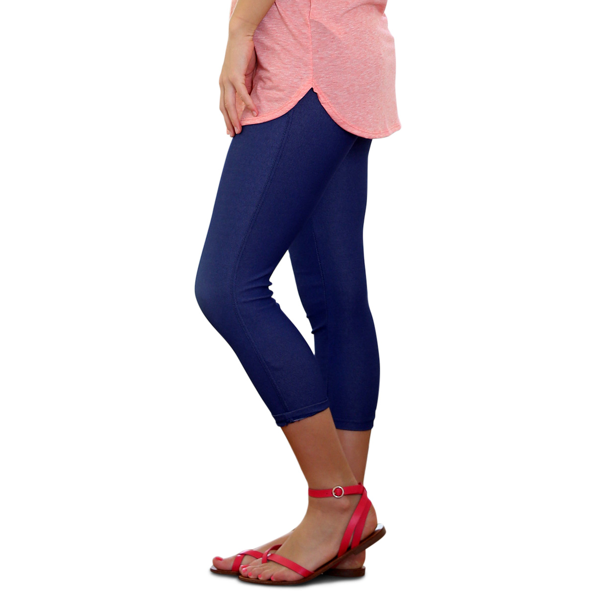 colored capri jeggings