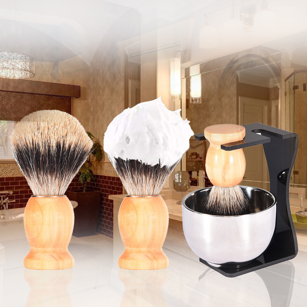 3in1 Men's Shaving Set Brush Shaving Soap Bowl Perfect Set Walmart