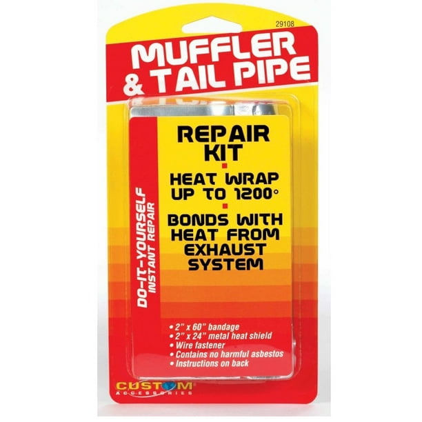 Custom Accessories 29108 Muffler & Tail Pipe Repair Kit, 2" X 60