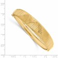 thumbnail image 3 of Diamond2Deal 14K Bracelet Texturé Or Jaune pour Femmes, 3 of 5