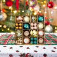 thumbnail image 4 of Juego de 64 Piezas de Adornos Navideños, Adornos para El de Navidad, Artículos para Fiestas, Manualidades, Decoración de Mesa DIY, Brillantes Ad Estilo A, 4 of 7