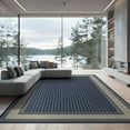 thumbnail image 2 of ODIKA Herringbone Geometric Diamond Lattice Border Interlocking Zigzag for Dining Room, Large Office, Lounge, Non-Slip Chair-Friendly, 2 of 6