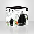 thumbnail image 3 of JS Gourmet - Bouilloire Électrique Rétro en Acier Inoxydable, Capacité de 1,7 Litre, Noire, 3 of 3