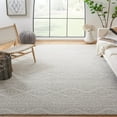 thumbnail image 3 of SAFAVIEH Tulum Lakisha Distressed Southwestern Area Rug, 10' x 10' Square, Ivory/Light Grey, 3 of 8