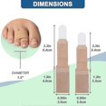 thumbnail image 5 of Bandages Broken Toe Splints Pads To Correct Hammer Toes, Broken Toes Crooked Toes And Overlapping Toes G, 5 of 5