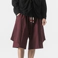 thumbnail image 2 of Cathalem Shorts de Sport Légers pour Hommes, Rouge XXXXXL, 2 of 5