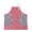 Red, variant on Linen Tie Apron with Striped Design and Functional Pocket for Cooking and Baking Easter Gifts Kitchen Accessories, 27x28 Inch Coffee
