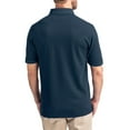 thumbnail image 2 of Men's Cutter & Buck Navy UConn Huskies Advantage Eco Pique Tri-Blend Polo, 2 of 2