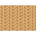thumbnail image 1 of Ahgly Company Machine Washable Indoor Rectangle Transitional Orange Area Rugs, 2' x 3', 1 of 7