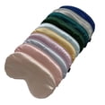 thumbnail image 4 of Gafas de seda sintética con hebilla ajustable, color liso, borde del mismo color, seda morera, gafas de seda con sombreado para dormir, 4 of 6