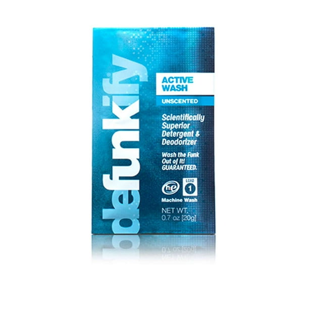 Defunkify Active Wash Laundry Detergent Single Load, Pack of 10 DEF