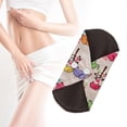 thumbnail image 3 of Skin Friendly Cloth Menstrual Pad Reusable Charcoal Bamboo Sanitary Napkin Pad 18 x 18cm(N5 ), 3 of 5