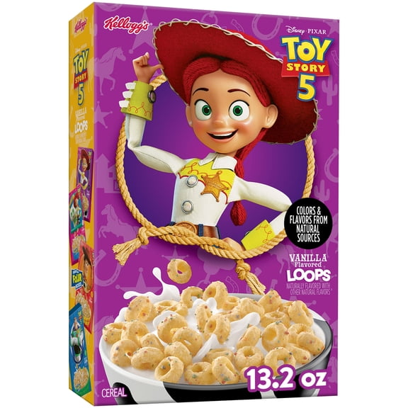 Kellogg's Vanilla Flavored Loops Breakfast Cereal, Limited Edition, 13.2  oz