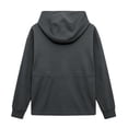 thumbnail image 7 of Titcea Zip Up Hoodies for Women Drawstring Solid Color Hooded Sweatshirt Home Daily Loose Comfy Casual Sweatshirts S-2XL, 7 of 7