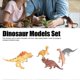 thumbnail image 3 of 6 Pcs Dinosaur Toys Set Plastic Assorted Dinosaur Models with Stegosaurus Triceratops for Kids 3 Years Old and Up6 Pcs Hollow Dinosaur, 3 of 4