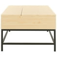 thumbnail image 4 of SAFAVIEH Gina Contemporary Lift-Top Coffee Table with Storage, Light Oak, 4 of 9