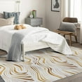 thumbnail image 4 of 2x3 Rugs Abstract Area Rug, Modern Carpet for Living Room Bedroom Entryway Geometric Patterned Indoor Home Decor, Non Slip Soft & Low Pile Small Washable Rug ZH&207, 4 of 7
