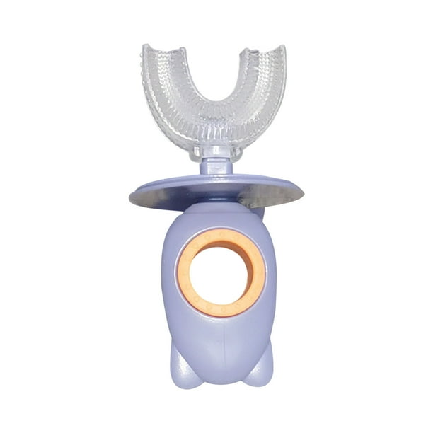 Kids UShaped Toothbrush Full Mouth Toothbrush Soft Silicone Brush Head