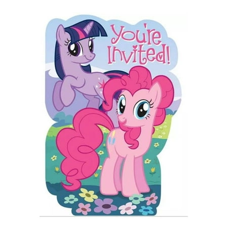 My Little Pony Friendship Magic Invitations, 8pk