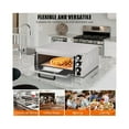 thumbnail image 3 of Electric Pizza Oven,Commercial Pizza Oven Countertop,Home kitchen Stainless Steel Electric Pizza Oven, Indoor Pizza Maker with Crumb Tray, Timer, Single Deck Layer Pizza Cooker for Restaurant, 3 of 7