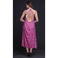 thumbnail image 3 of Bimba Robe de Plage Dos Nu à Col Halter pour Femmes, Soirée d'Été-medium, 3 of 6