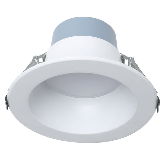 LED One 6 inch Downlight, Multi-Wattage 7W 700LM, 10W 1,000LM, 18W 1,500LM, Multi-CCT 3,000K, 3,500K, and 4000K, 0-10V Dimming, 120-277V, CRI90, UL, ES, and JA8 Listed