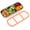 1, variant on ABCISI Stainless Steel Snack Container Snack Box - 3 Independent Sealed Compartments Leak-Proof Bento Box, Reusable Stackable Food Storage with Secure Lids for Adults Work Travel Home (1 pack)