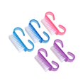 thumbnail image 1 of 5pc Small Dust Brush Handle Brush Scrubbing Cleaning Manicure Tools Nail Brush (random Color), 1 of 2