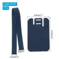thumbnail image 2 of Uxcell Phone Grip Strap Wrist Strap Silicone Elastic Cord with Card Holder for Phone Case Midnight Blue 2Pcs, 2 of 5