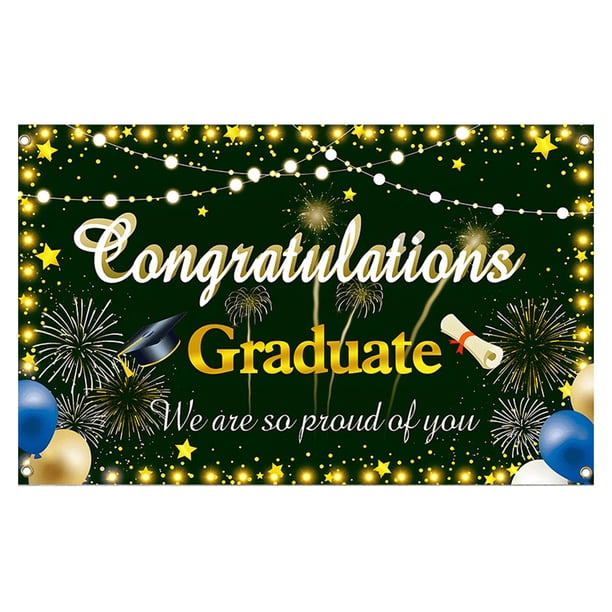 Cartel de graduación «Clase de...» con 8 estilos, fondo grande para fotomatón para fiestas de instituto y graduación