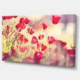 thumbnail image 2 of Poppy Flowers on Light Background - Floral Canvas Art Print, 2 of 3